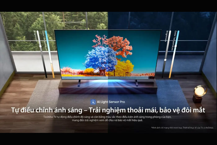 Smart Tivi Mini LED Toshiba AI 4K 65 inch 65Z770RP